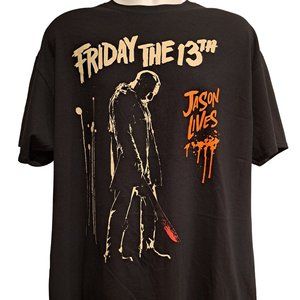 OFFICIAL FRIDAY THE 13TH JASON LIVES MOVIE TEE